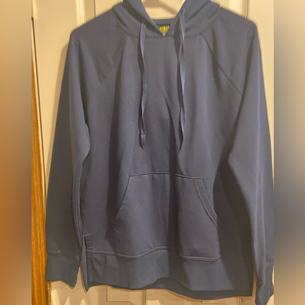Womens navy hoodie